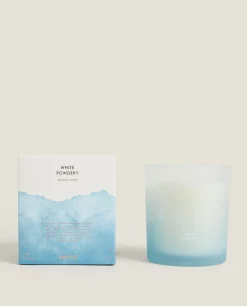 Candles*ZARA Home (350 G) White Powdery Scented Candle 4-001