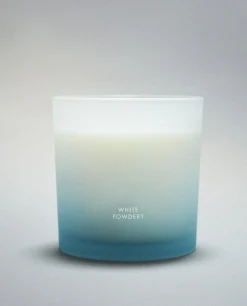 Candles*ZARA Home (350 G) White Powdery Scented Candle 4-001