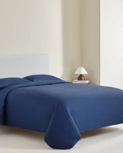 Duvet Covers*ZARA Home (140 Gsm) Linen Duvet Cover Blue