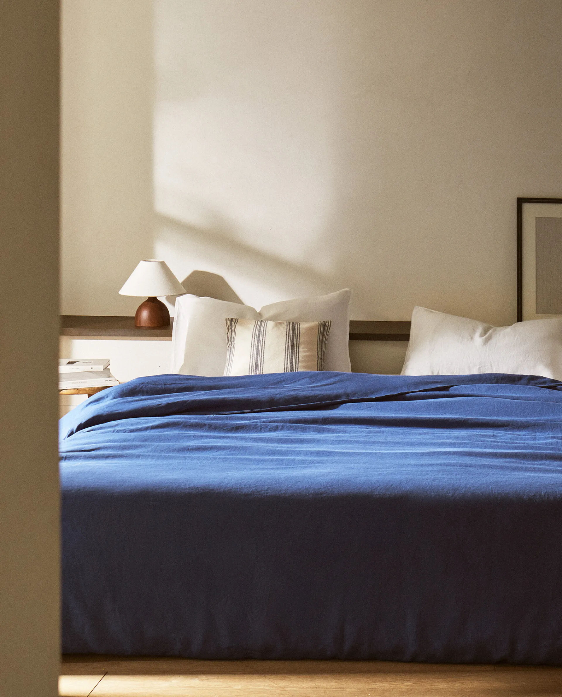 Duvet Covers*ZARA Home (140 Gsm) Linen Duvet Cover Blue