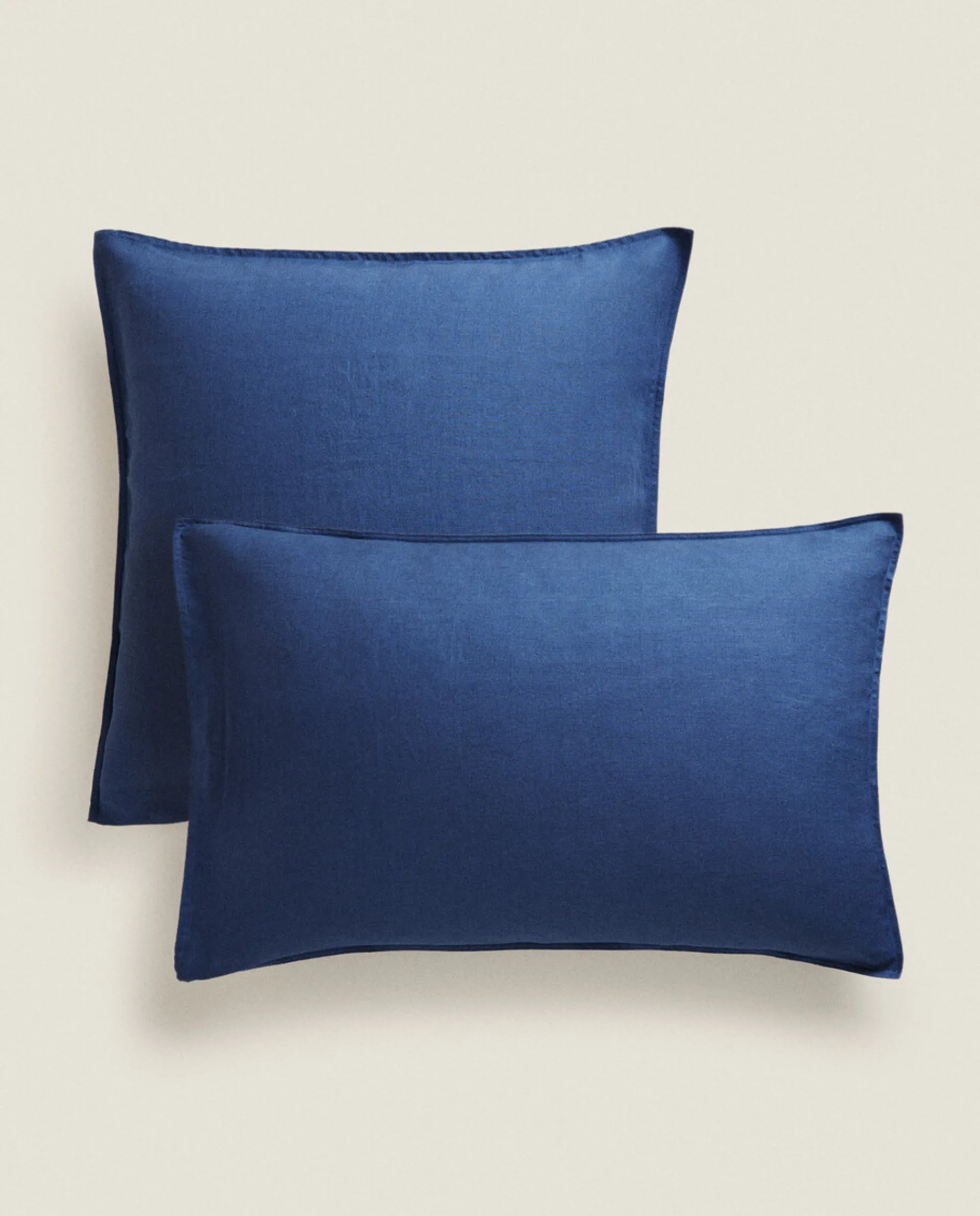 Pillowcases*ZARA Home (140 Gsm) Linen Pillowcase Blue