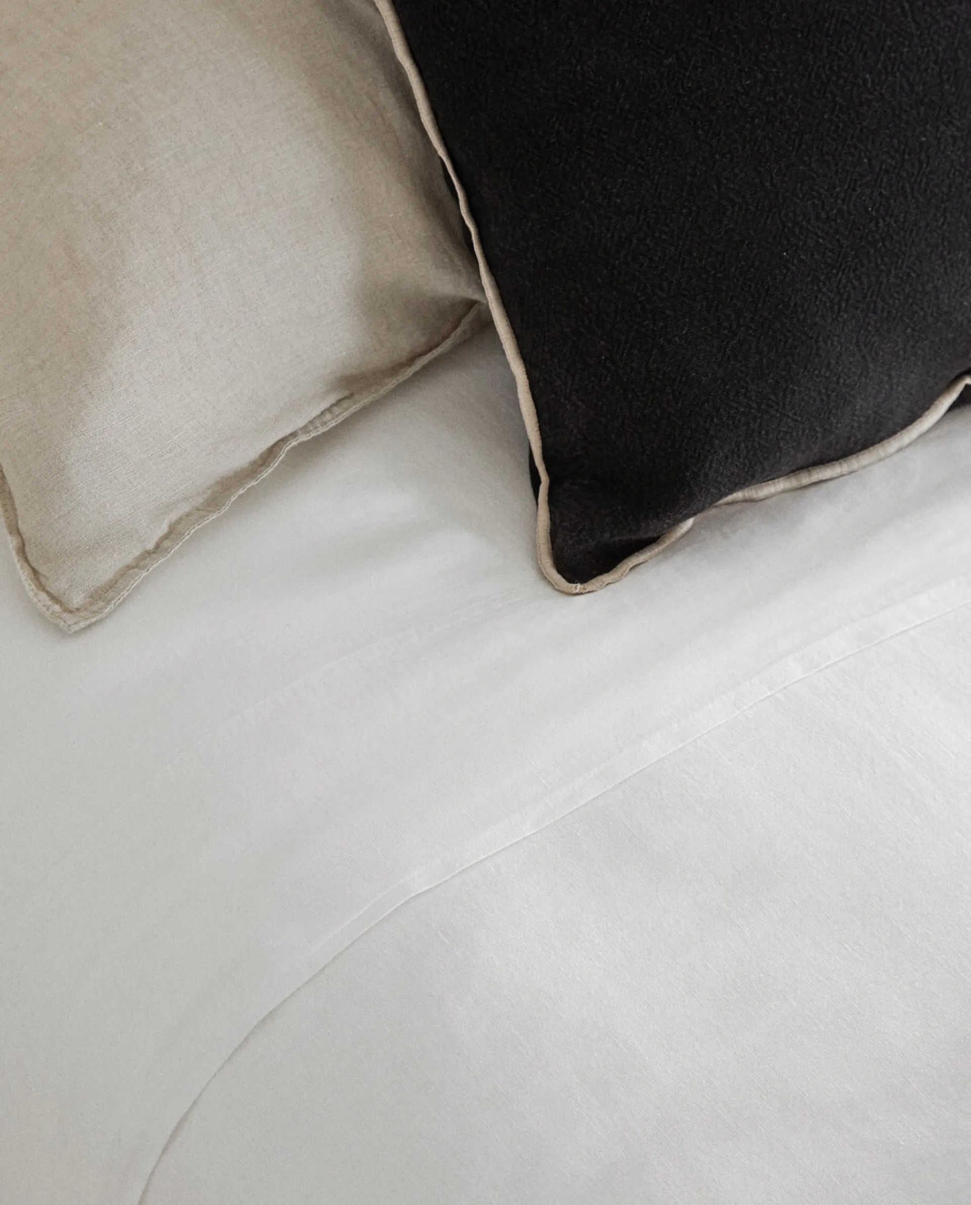 Duvet Covers*ZARA Home (160 Gsm) Washed Linen Duvet Cover White