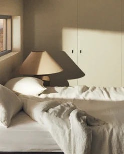 Duvet Covers*ZARA Home (160 Gsm) Washed Linen Duvet Cover White