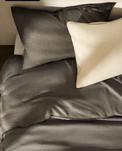 Duvet Covers*ZARA Home (140 Gsm) Washed Linen Duvet Cover Grey