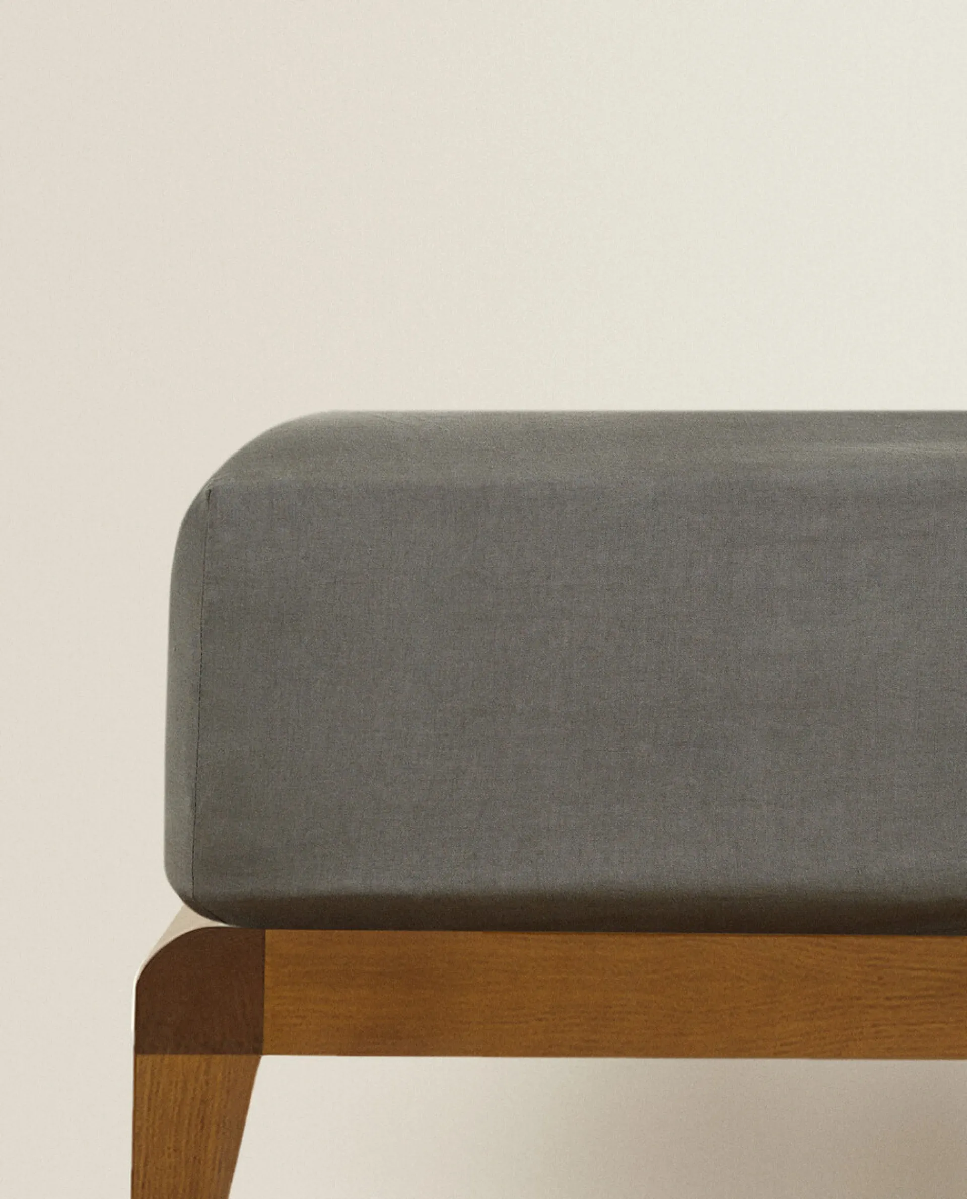 Fitted Sheets*ZARA Home (140 Gsm) Washed Linen Fitted Sheet Grey
