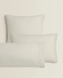 Pillowcases*ZARA Home (160 Gsm) Washed Linen Pillowcase Natural Colour