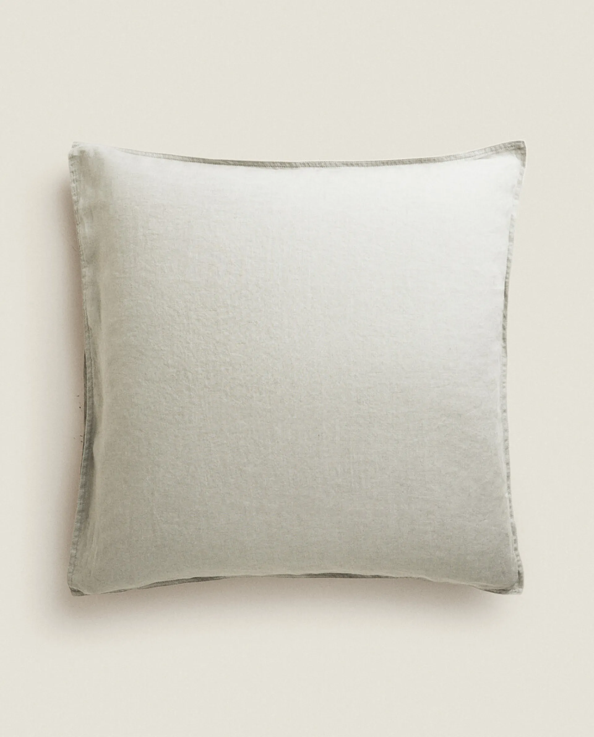 Pillowcases*ZARA Home (140 Gsm) Washed Linen Pillowcase Green