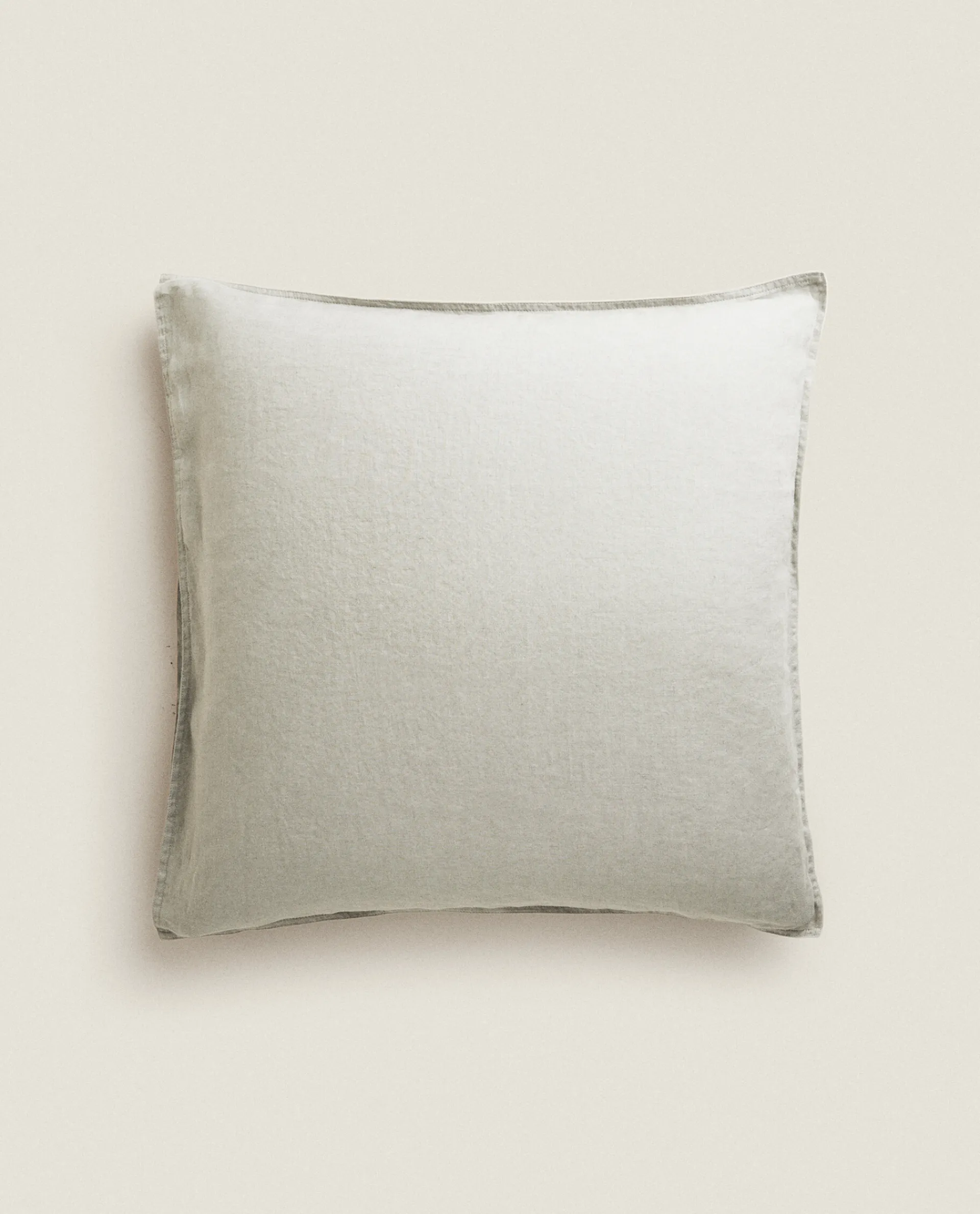 Pillowcases*ZARA Home (140 Gsm) Washed Linen Pillowcase Green