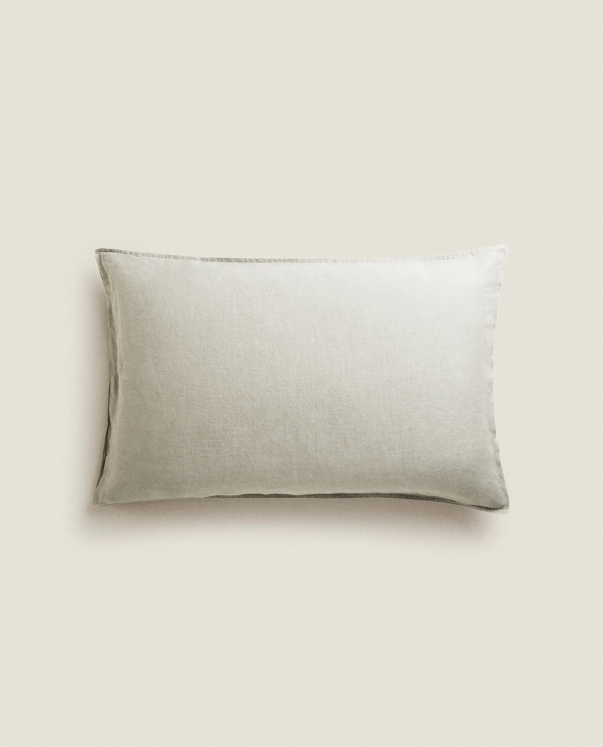 Pillowcases*ZARA Home (140 Gsm) Washed Linen Pillowcase Green