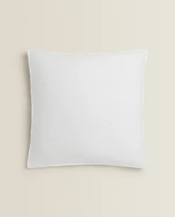 Pillowcases*ZARA Home (160 Gsm) Washed Linen Pillowcase White