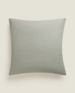 Pillowcases*ZARA Home (180 Thread Count) Cotton Percale Pillowcase Green