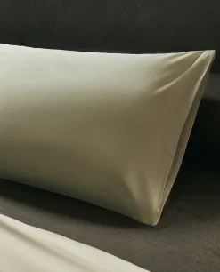 Pillowcases*ZARA Home (180 Thread Count) Cotton Percale Pillowcase Green