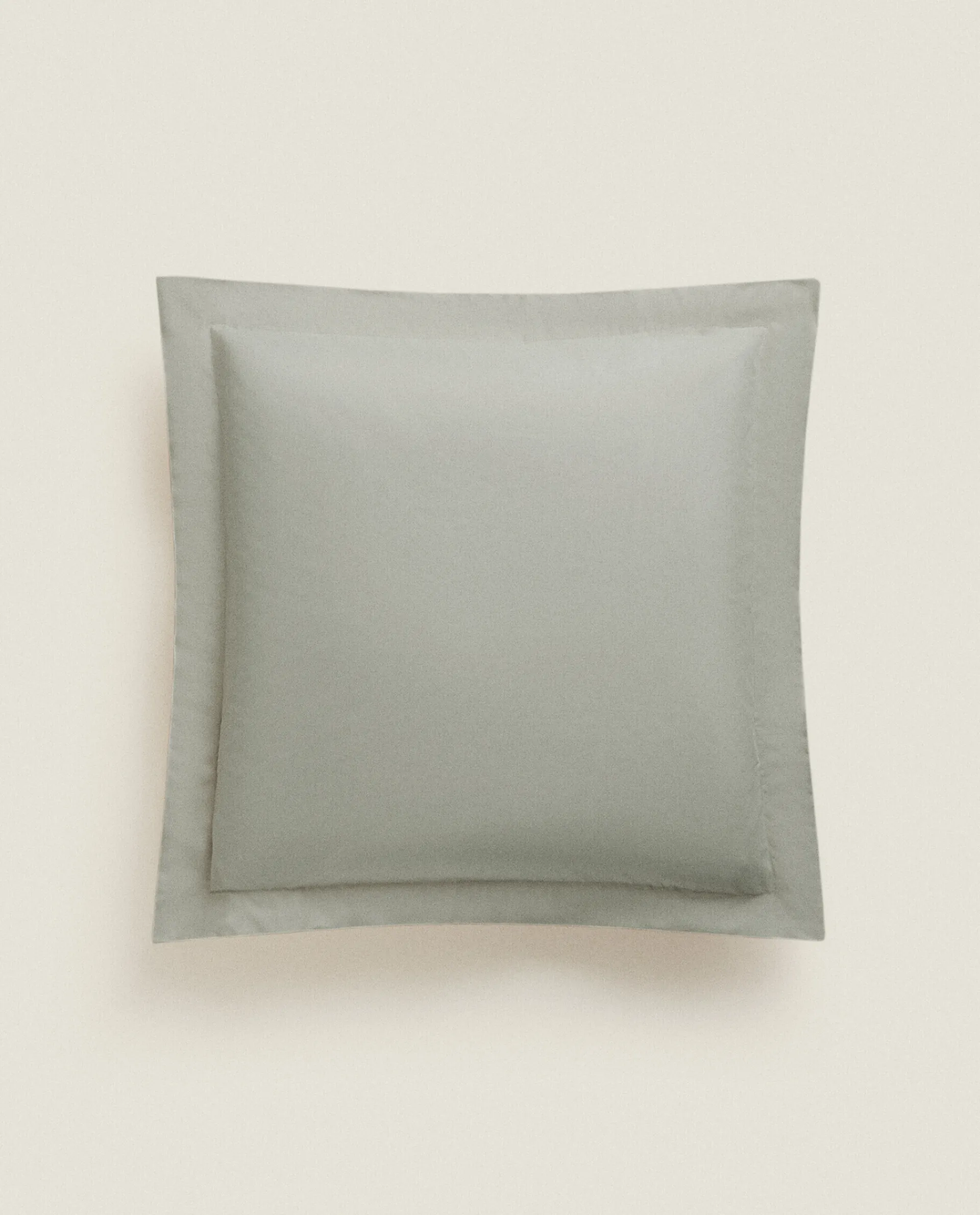 Pillowcases*ZARA Home (180 Thread Count) Cotton Percale Pillowcase Green