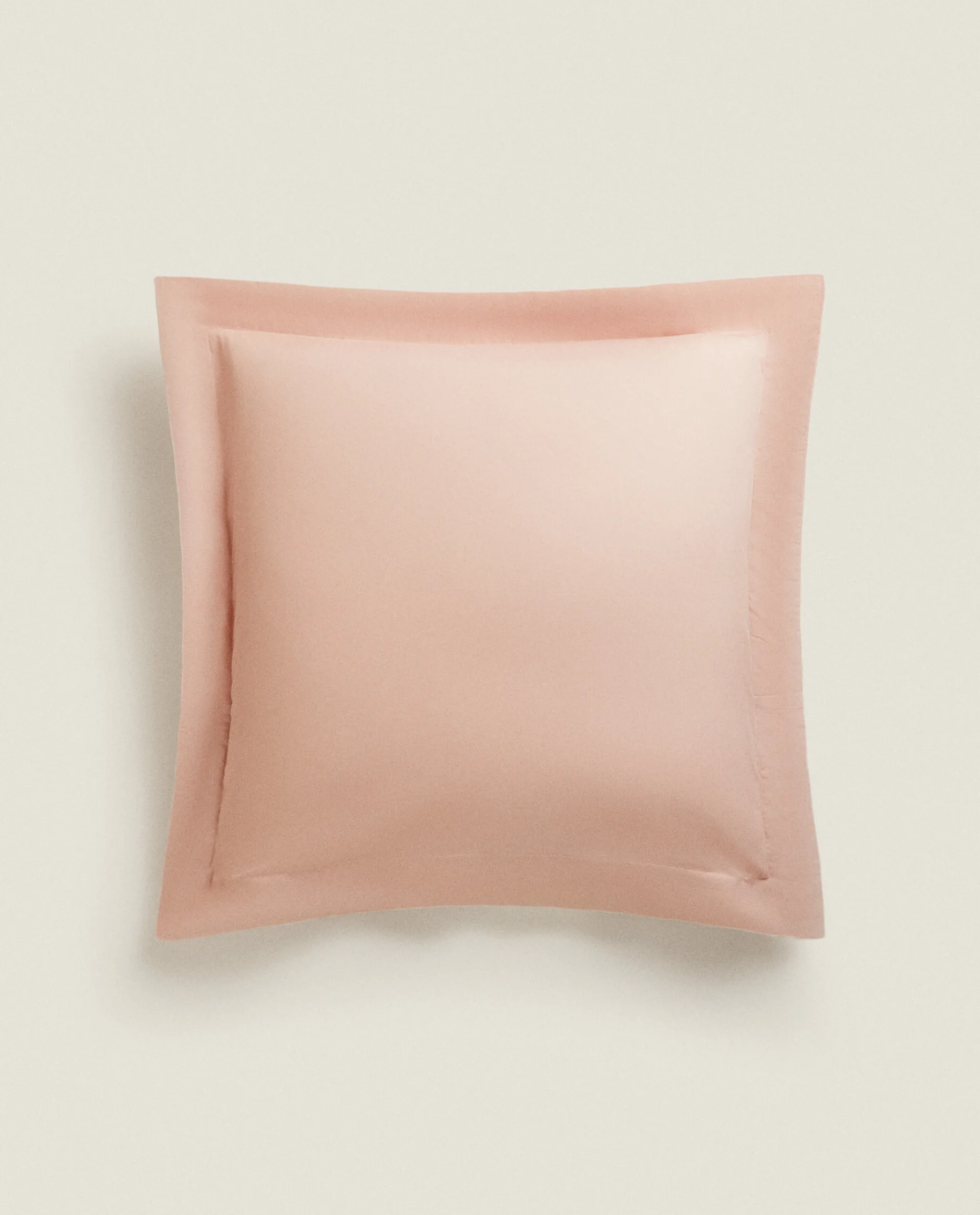 Pillowcases*ZARA Home (180 Thread Count) Cotton Percale Pillowcase Pink