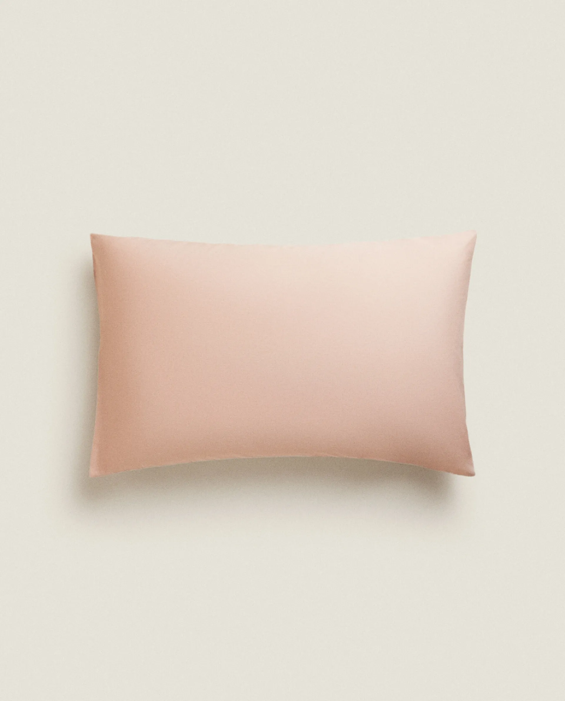 Pillowcases*ZARA Home (180 Thread Count) Cotton Percale Pillowcase Pink