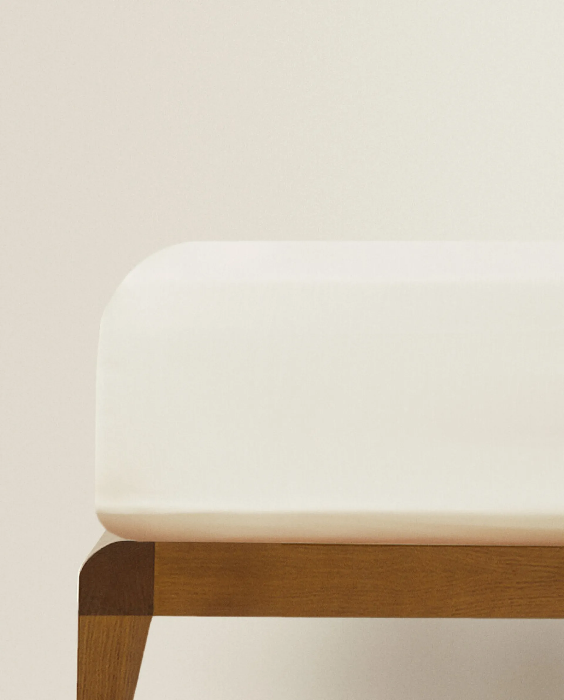 Fitted Sheets*ZARA Home (180 Thread Count) Cotton Percale Fitted Sheet Oyster White