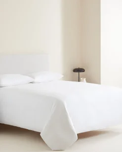 Flat Sheets*ZARA Home (180 Thread Count) Cotton Percale Flat Sheet White