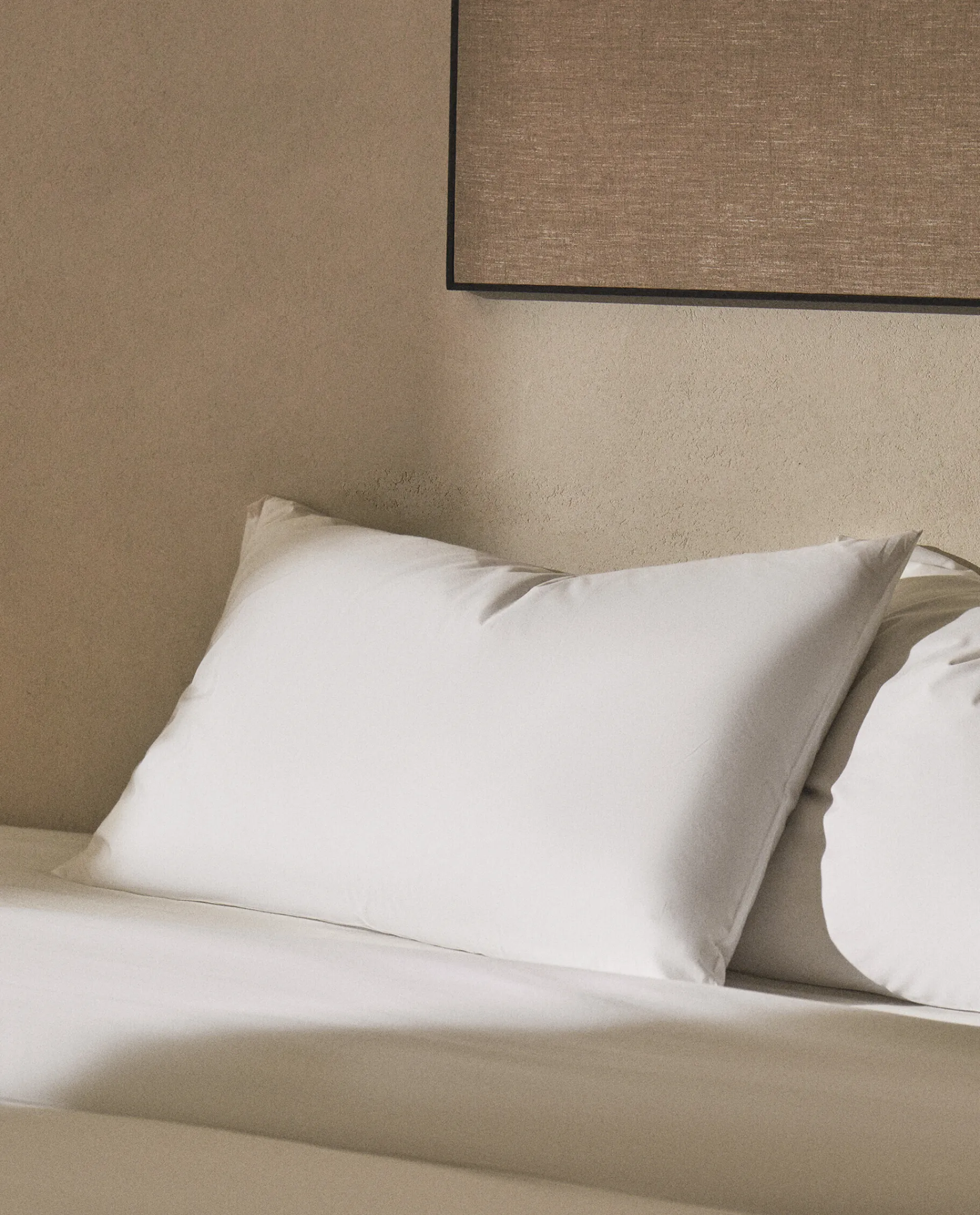Pillowcases*ZARA Home (180 Thread Count) Cotton Percale Pillowcase White