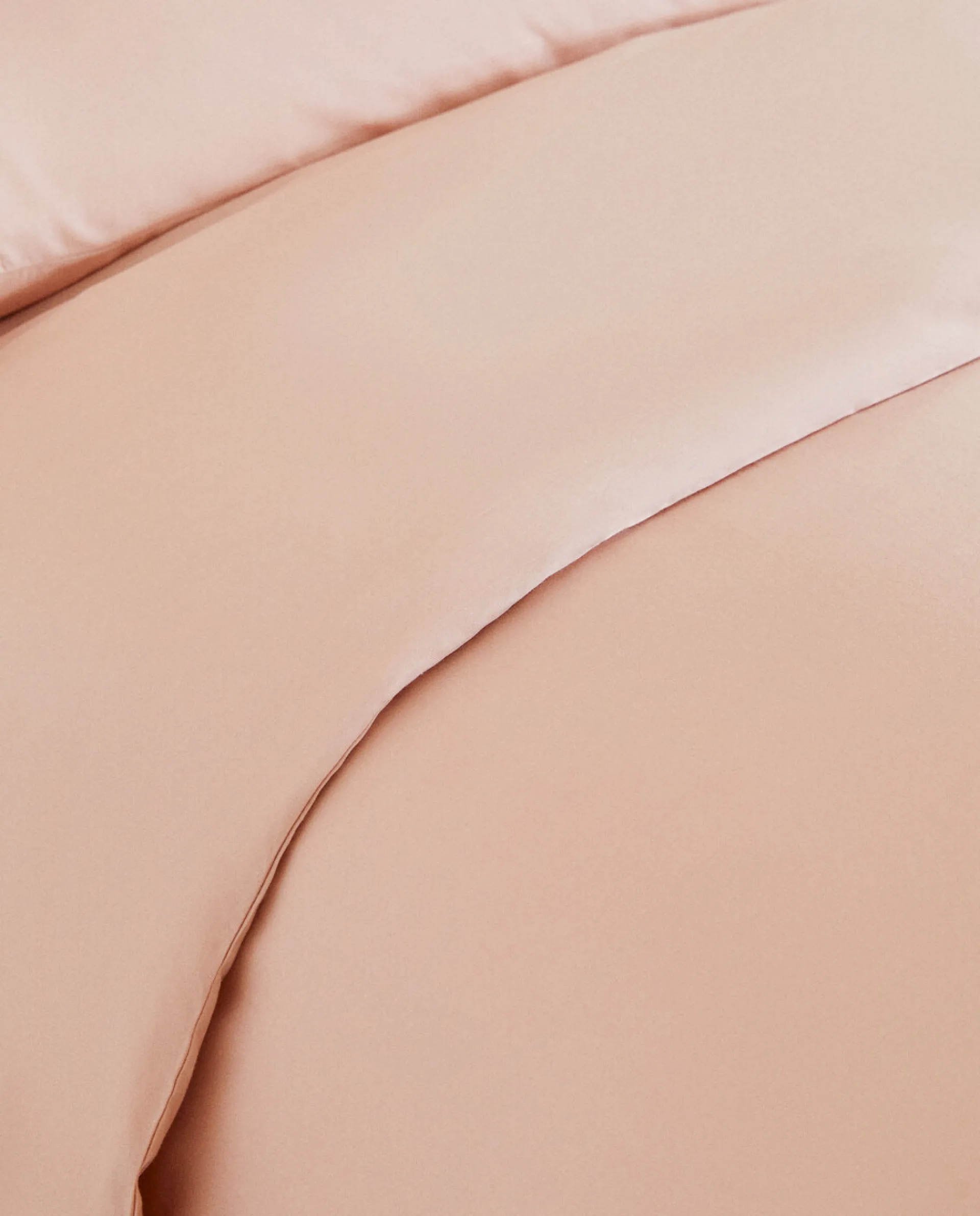 Duvet Covers*ZARA Home (180 Thread Count) Cotton Percale Duvet Cover Pink