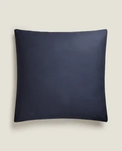 Pillowcases*ZARA Home (300 Thread Count) Cotton Percale Pillowcase Navy