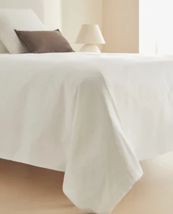 Duvet Covers*ZARA Home (300 Thread Count) Cotton Percale Duvet Cover White