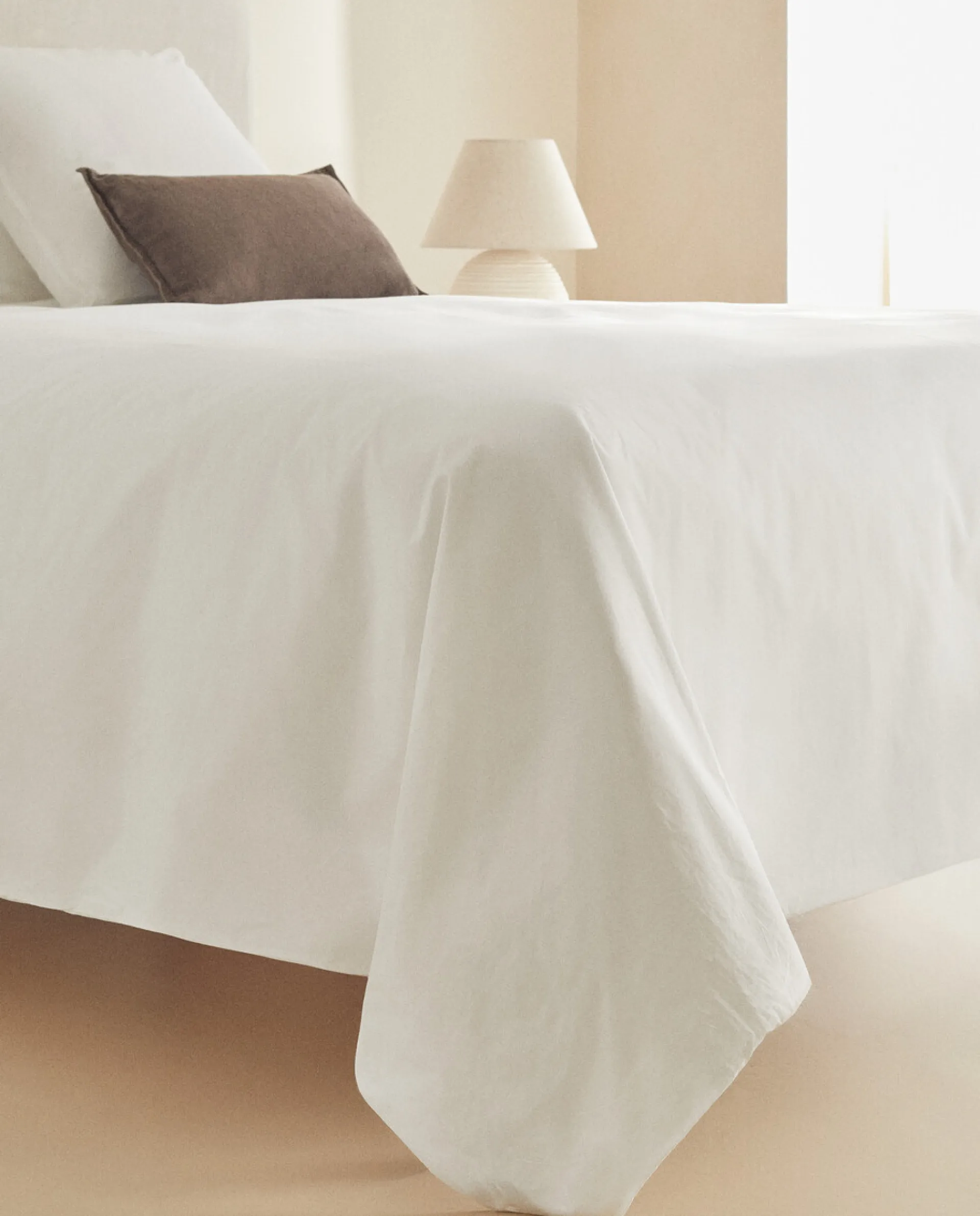 Duvet Covers*ZARA Home (300 Thread Count) Cotton Percale Duvet Cover White