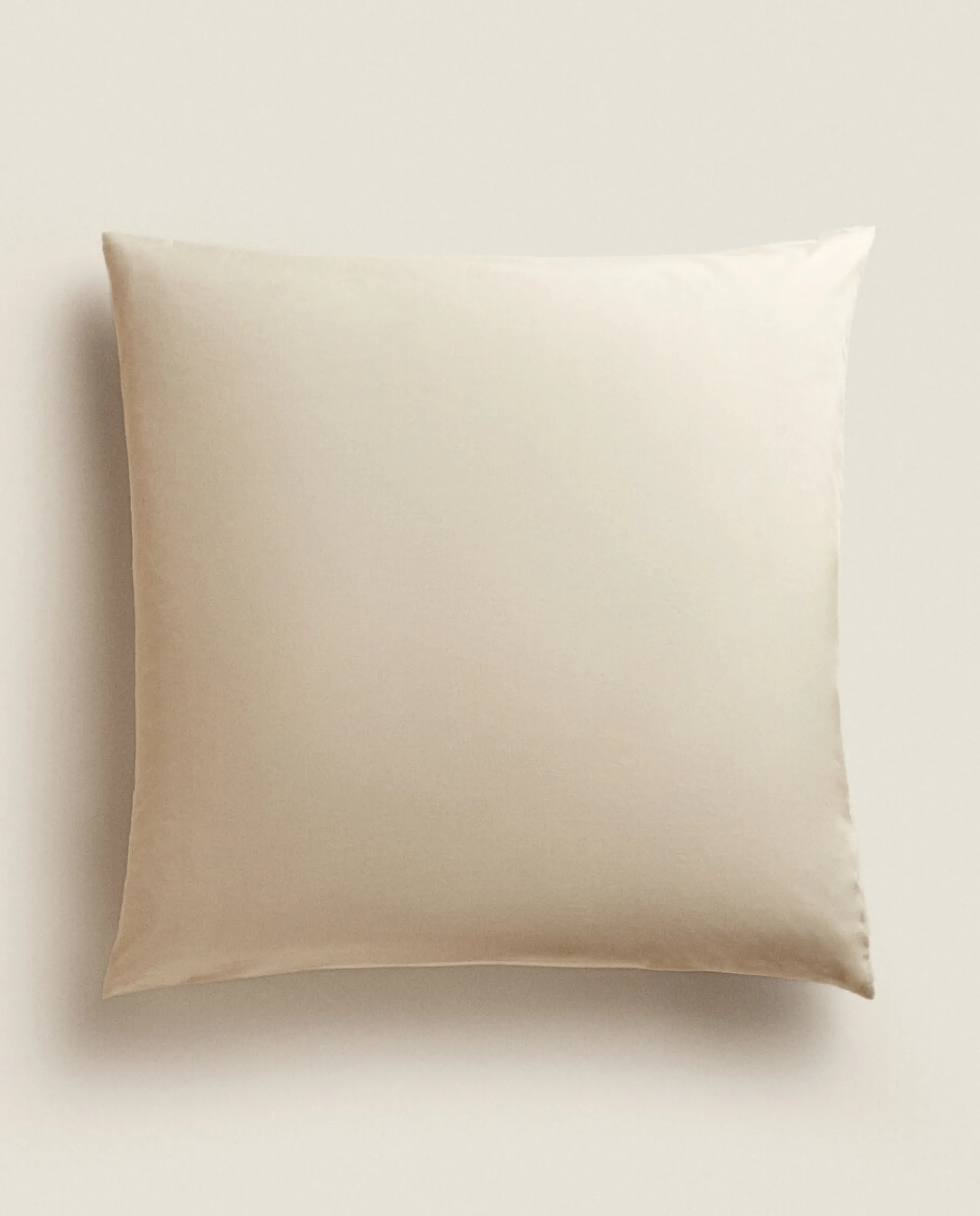 Pillowcases*ZARA Home (180 Thread Count) Cotton Percale Pillowcase Beige