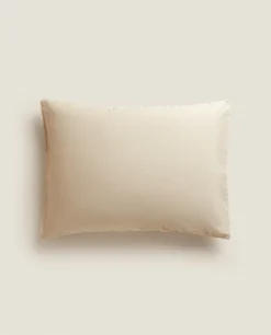 Pillowcases*ZARA Home (180 Thread Count) Cotton Percale Pillowcase Beige