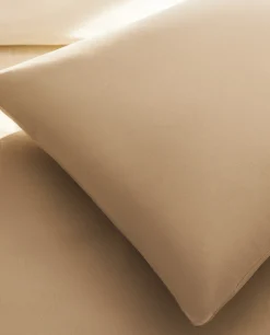 Pillowcases*ZARA Home (180 Thread Count) Cotton Percale Pillowcase Oyster White