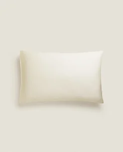 Pillowcases*ZARA Home (180 Thread Count) Cotton Percale Pillowcase Oyster White