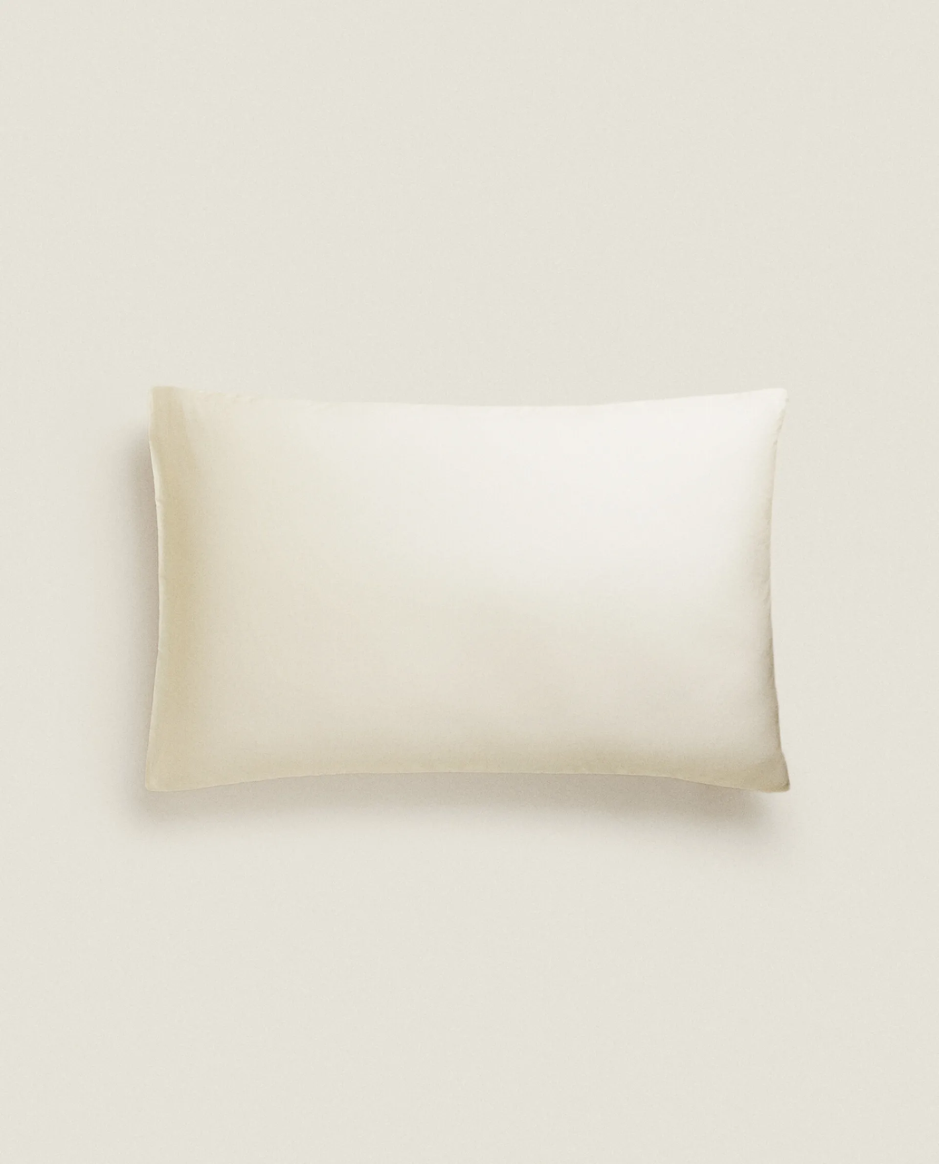 Pillowcases*ZARA Home (180 Thread Count) Cotton Percale Pillowcase Oyster White