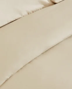Duvet Covers*ZARA Home (300 Thread Count) Cotton Percale Duvet Cover Beige