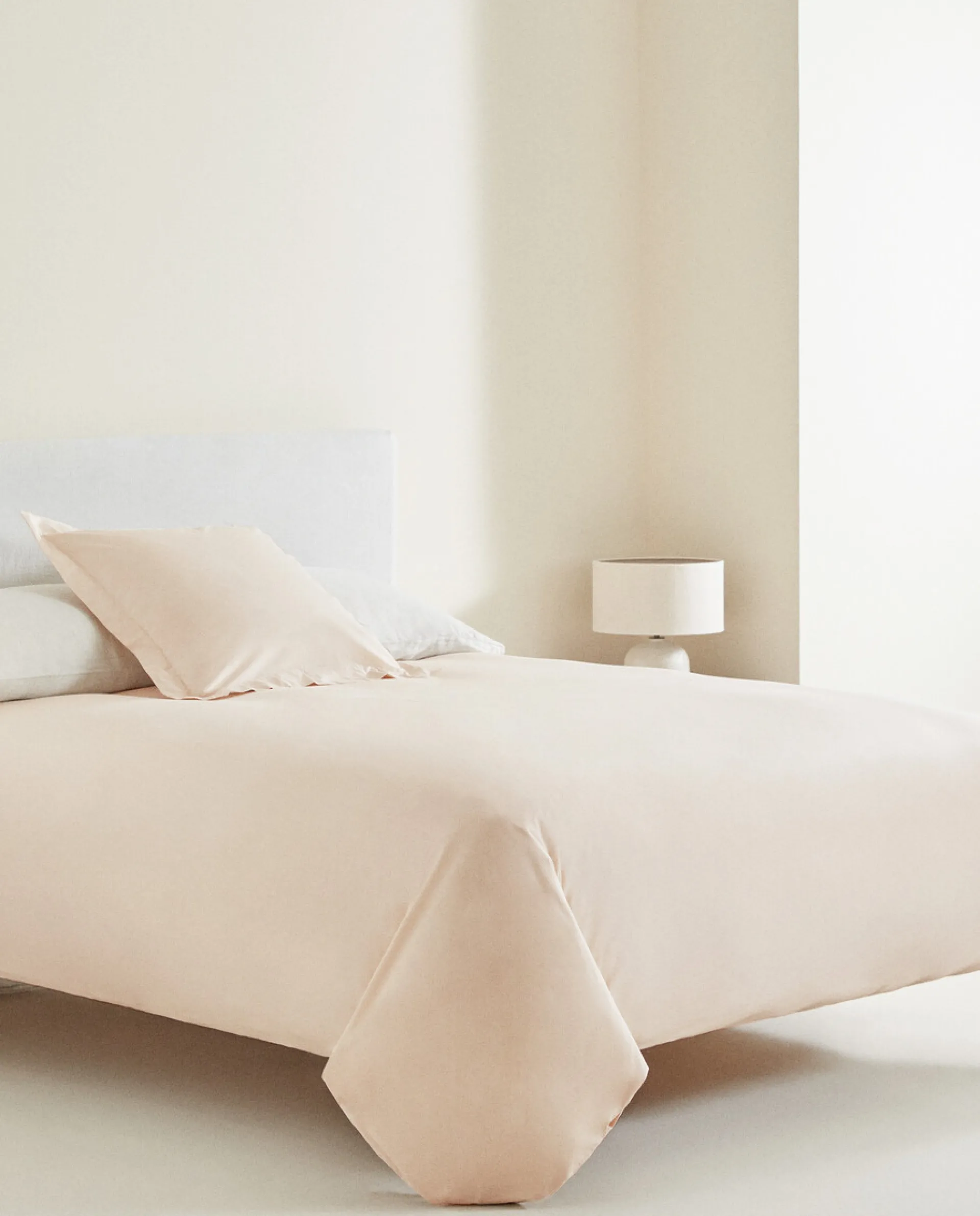 Duvet Covers*ZARA Home (180 Thread Count) Cotton Percale Duvet Cover Peach