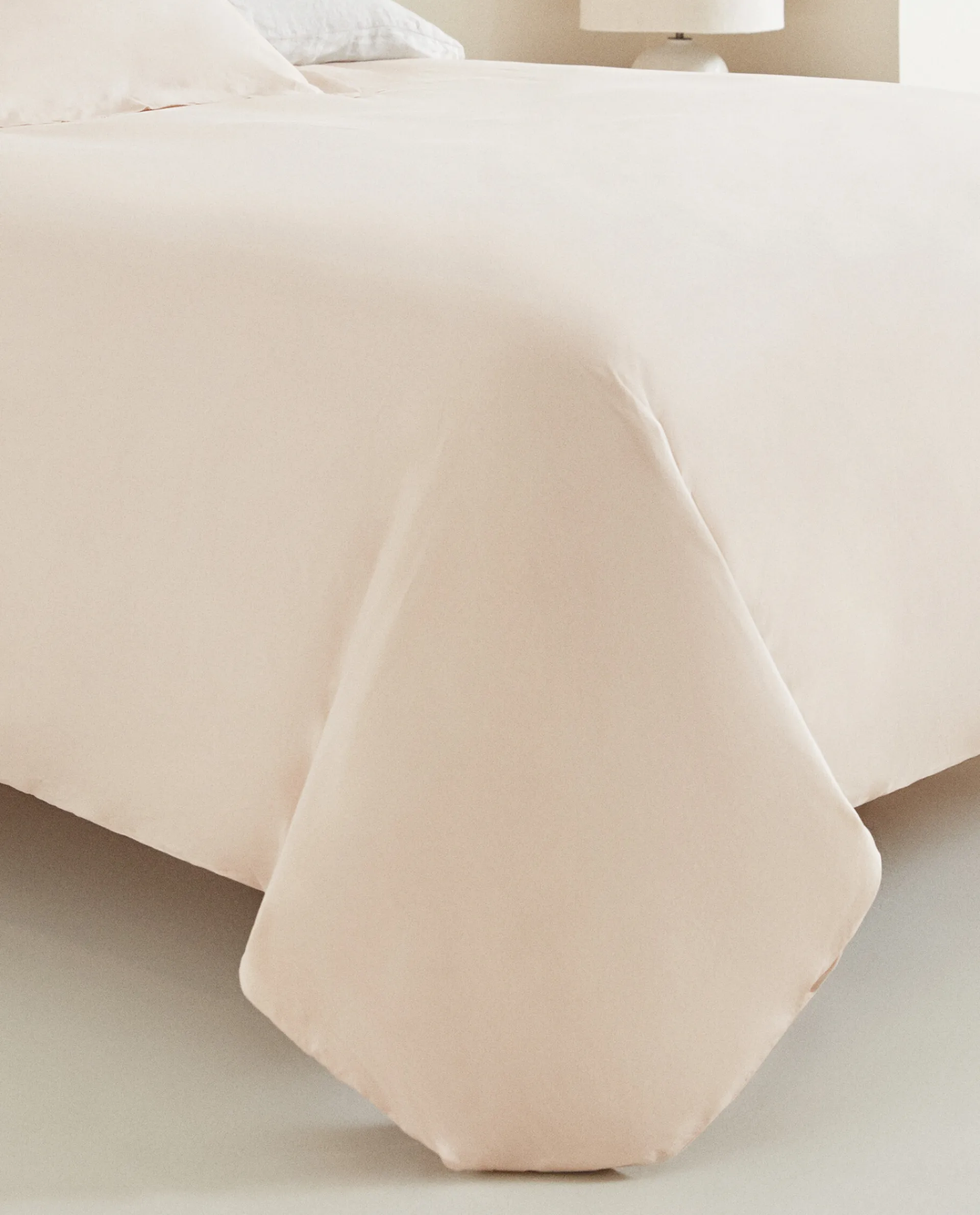 Duvet Covers*ZARA Home (180 Thread Count) Cotton Percale Duvet Cover Peach