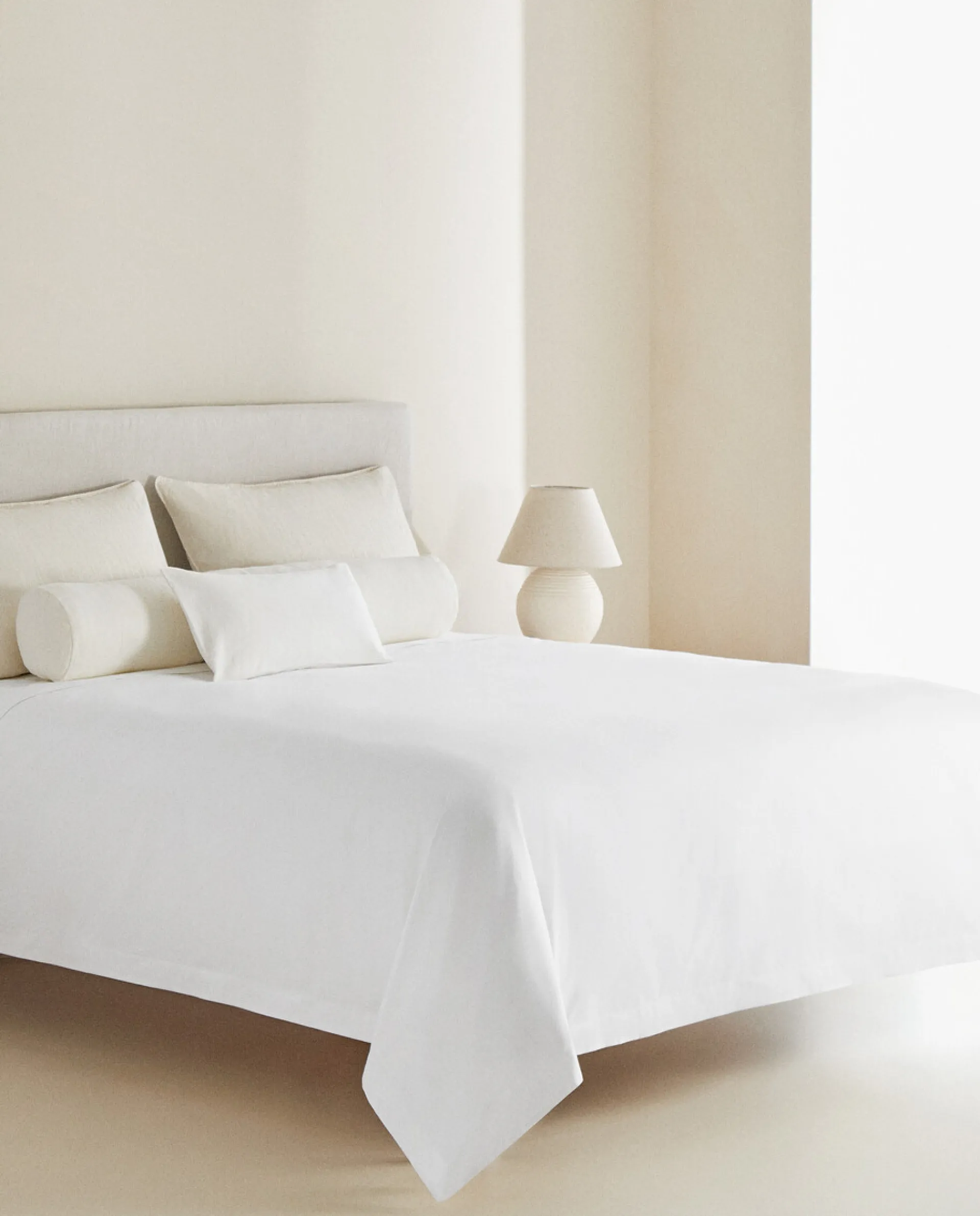 Duvet Covers*ZARA Home (500 Thread Count) Percale Duvet Cover White