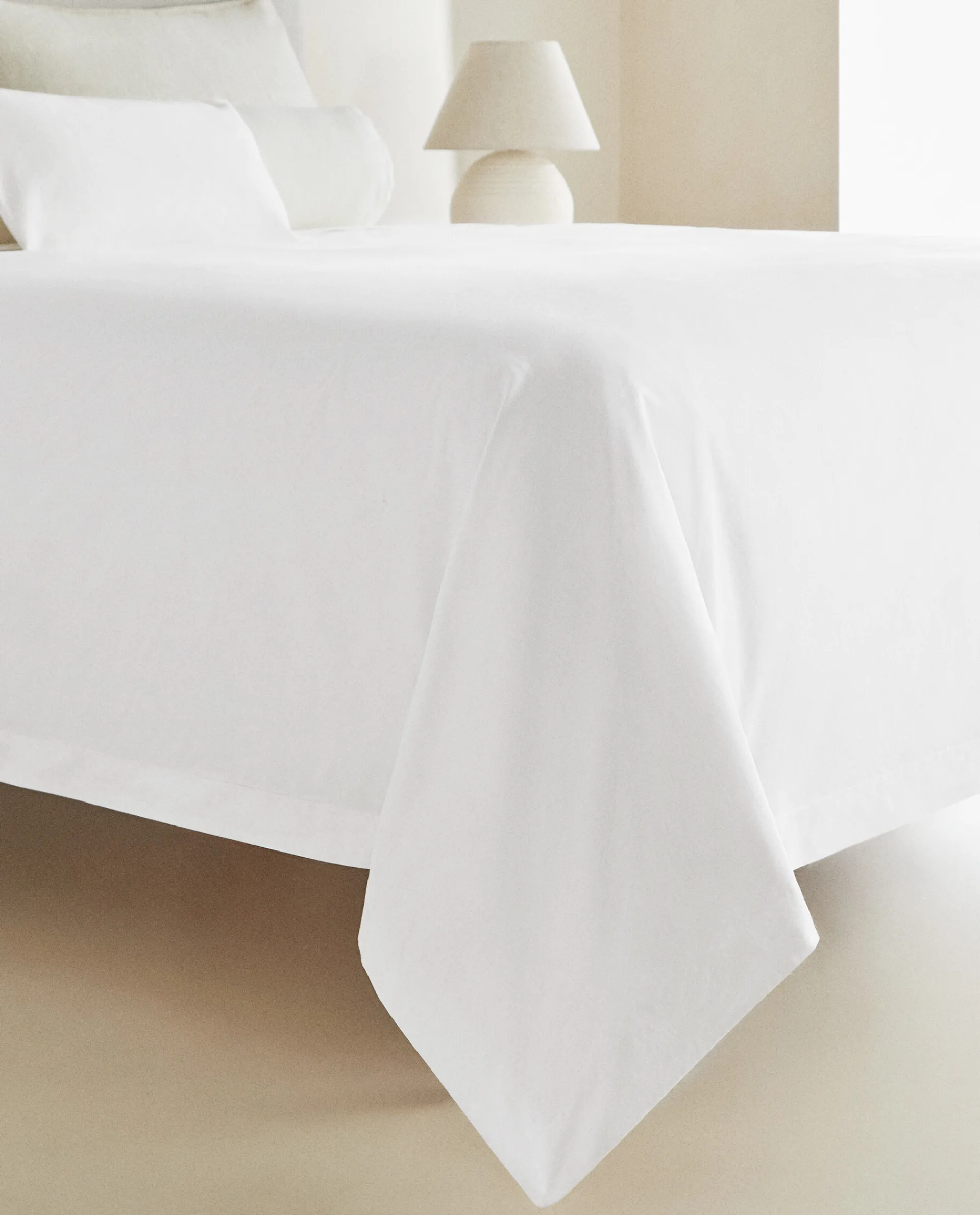 Duvet Covers*ZARA Home (500 Thread Count) Percale Duvet Cover White