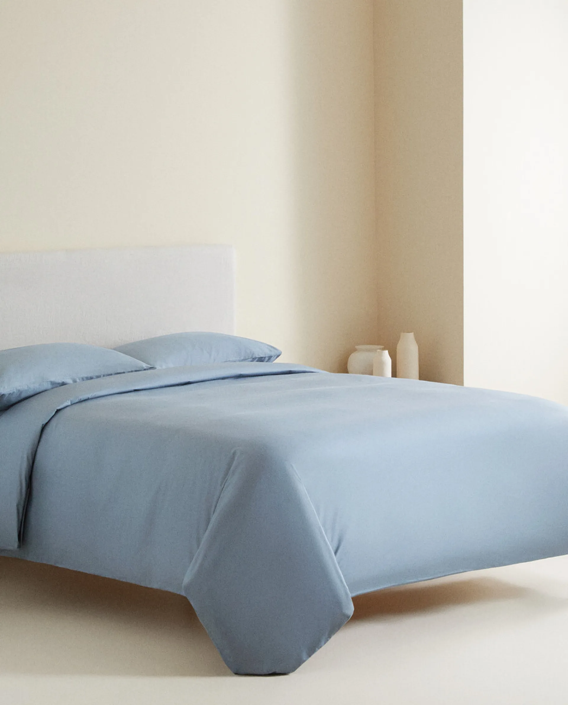 Fitted Sheets*ZARA Home (200 Thread Count) Percale Fitted Sheet Petroleum