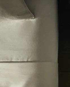 Fitted Sheets*ZARA Home (300 Thread Count) Sateen Fitted Sheet Blanco