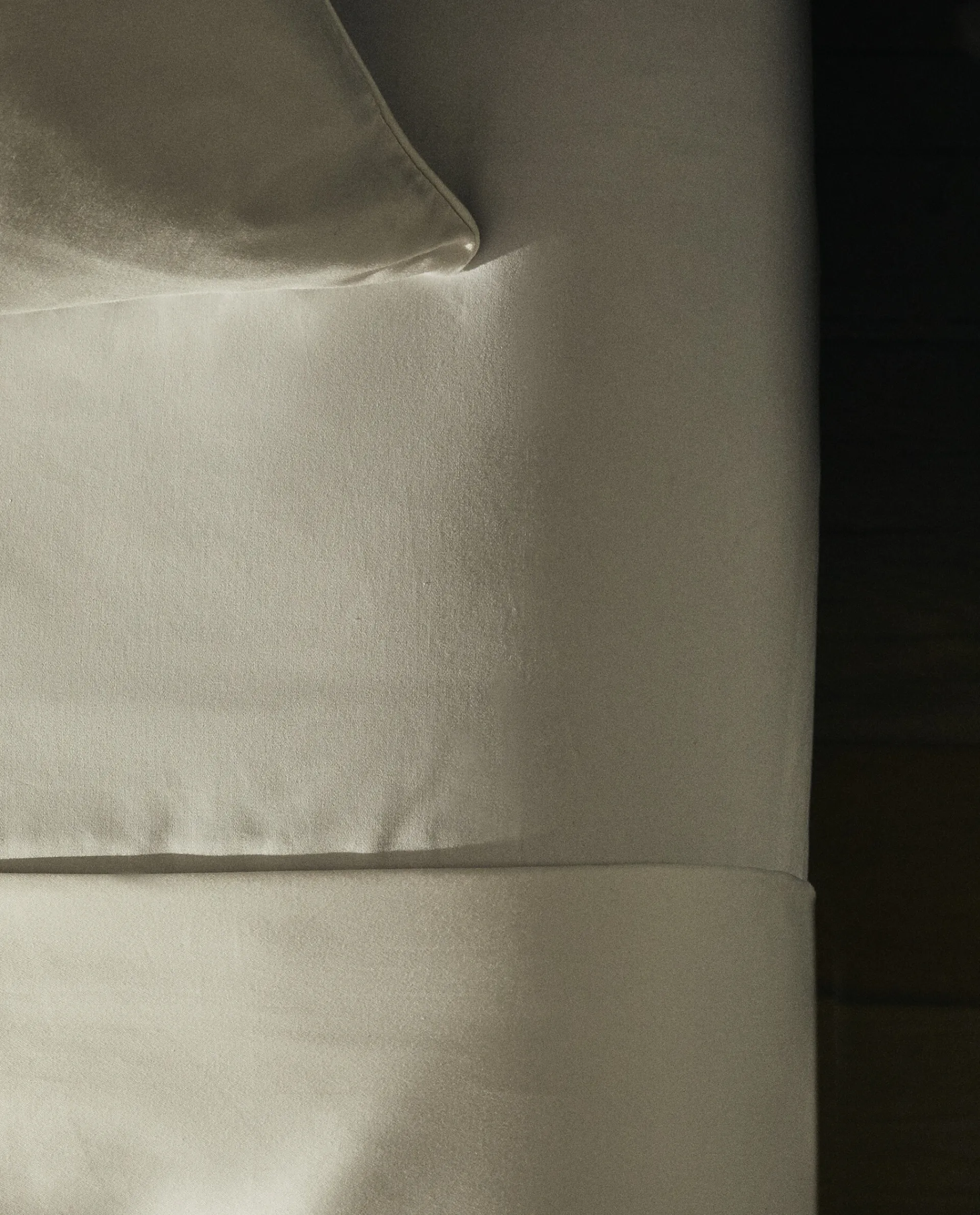 Fitted Sheets*ZARA Home (300 Thread Count) Sateen Fitted Sheet Blanco