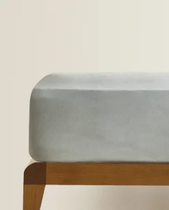 Fitted Sheets*ZARA Home (300 Thread Count) Sateen Fitted Sheet Green