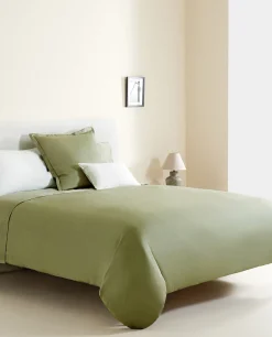 Fitted Sheets*ZARA Home (300 Thread Count) Sateen Fitted Sheet Verde