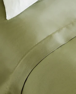 Fitted Sheets*ZARA Home (300 Thread Count) Sateen Fitted Sheet Verde