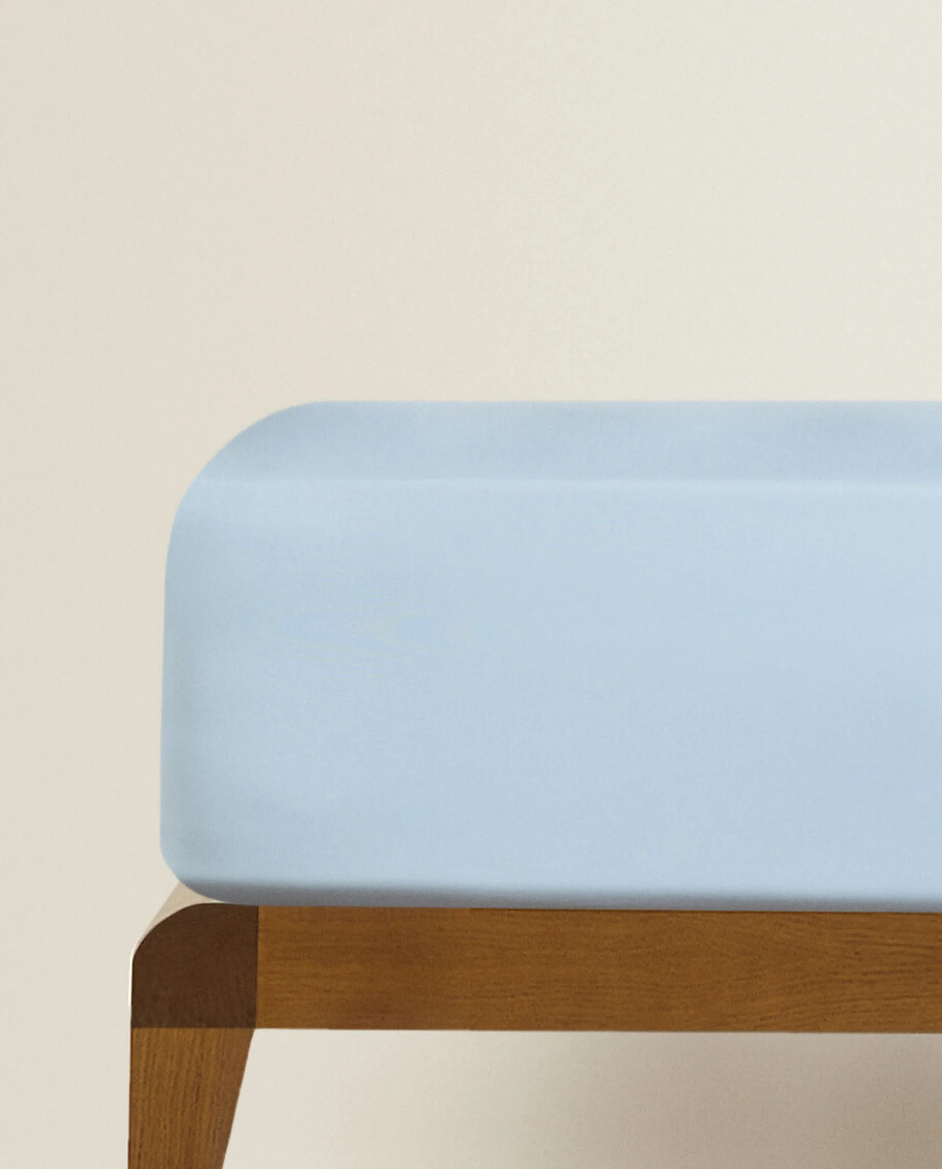 Fitted Sheets*ZARA Home (300 Thread Count) Sateen Fitted Sheet Azul