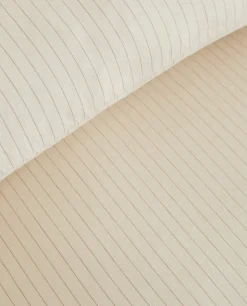 Duvet Covers*ZARA Home (300 Thread Count) Striped Washed Sateen Duvet Cover Butter Yellow