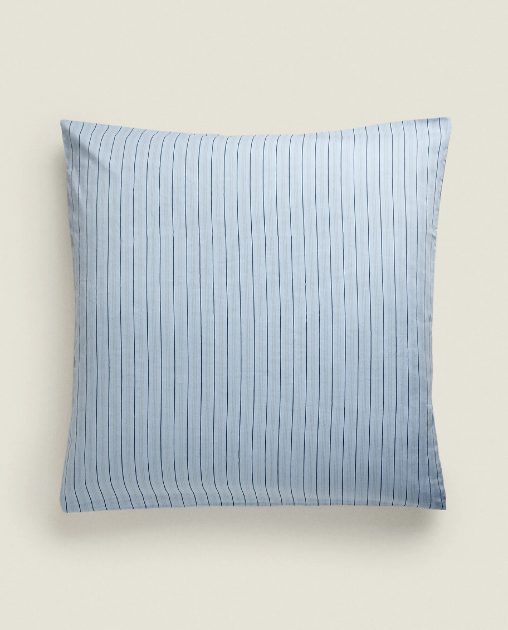 Pillowcases*ZARA Home (300 Thread Count) Striped Washed Sateen Pillowcase Blue