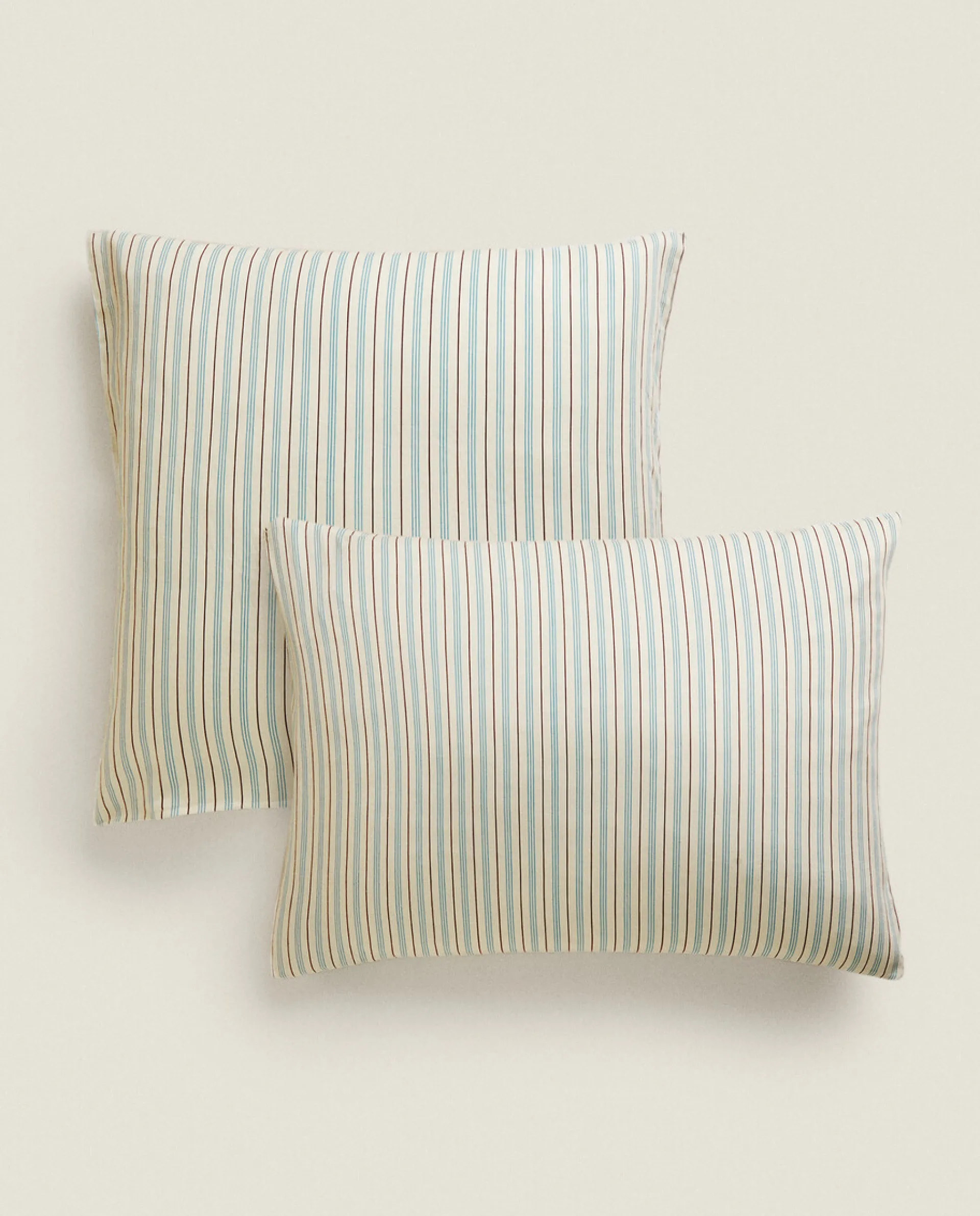 Pillowcases*ZARA Home (300 Thread Count) Striped Washed Sateen Pillowcase Butter Yellow