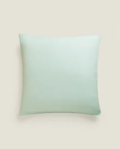 Pillowcases*ZARA Home (300 Thread Count) Washed Sateen Pillowcase Green