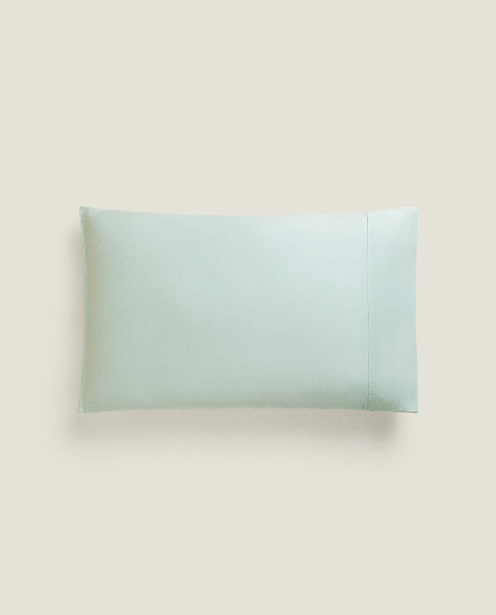 Pillowcases*ZARA Home (300 Thread Count) Washed Sateen Pillowcase Green