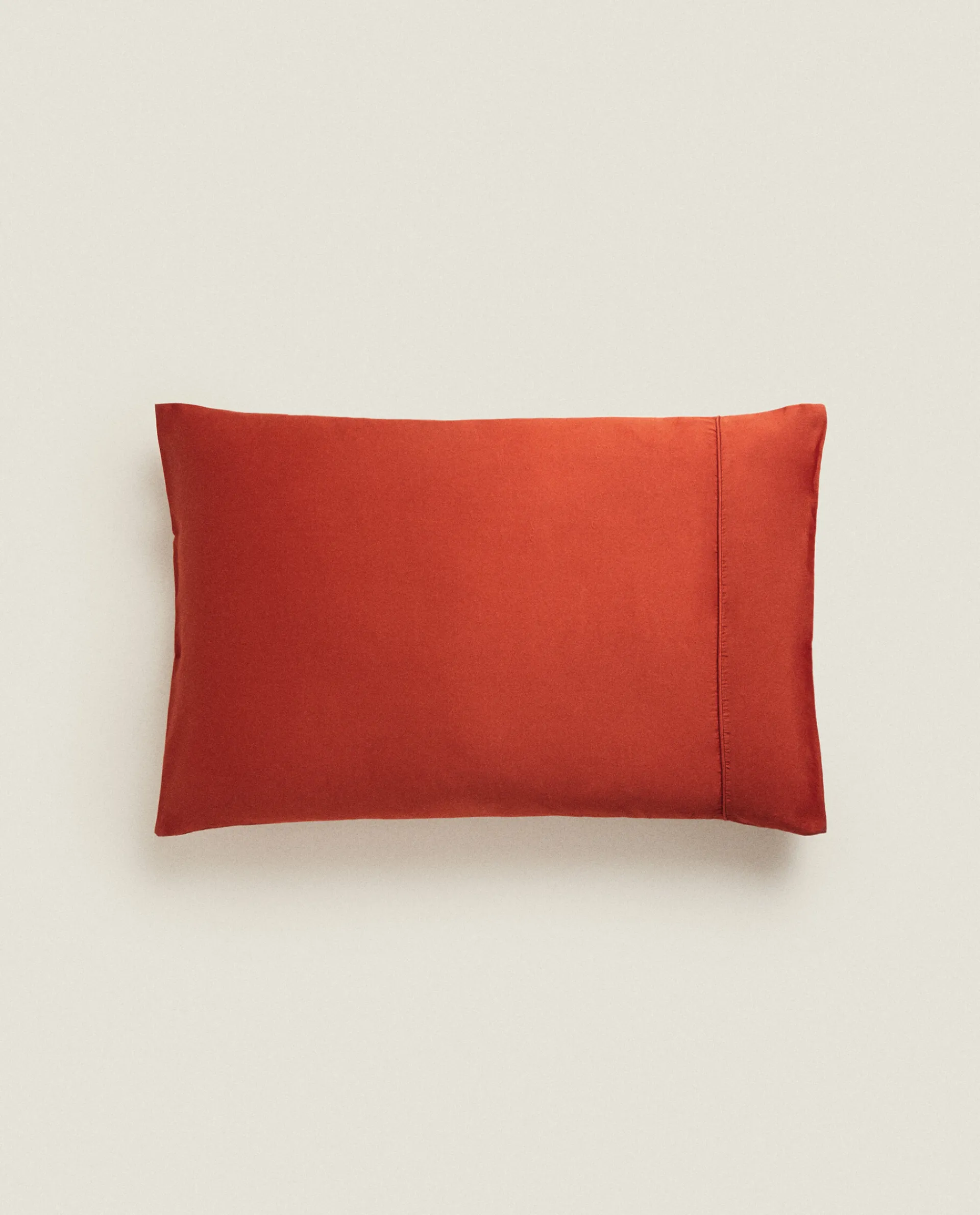 Pillowcases*ZARA Home (300 Thread Count) Washed Sateen Pillowcase Coral