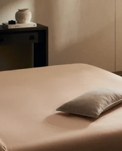 Duvet Covers*ZARA Home (300 Thread Count) Washed Sateen Duvet Cover Peach